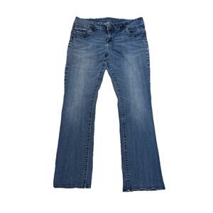 Vintage 90s/Y2K dELiA*s Morgan Jeans 13/14 R Mid Rise Bootcut Cotton Stretch